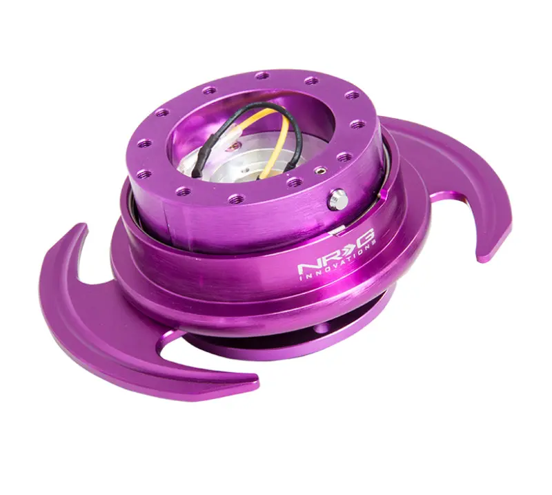 NRG Quick Release Kit Gen 3.0 Purple Purple Ring and Handles Unique Style