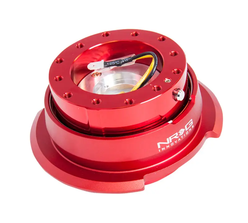 NRG Quick Release Kit Gen 2.8 Red Red Ring Steering Wheel