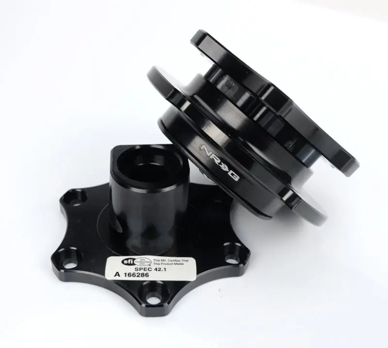 NRG Quick Release SFI SPEC 42.1 Shiny Black Body and Ring