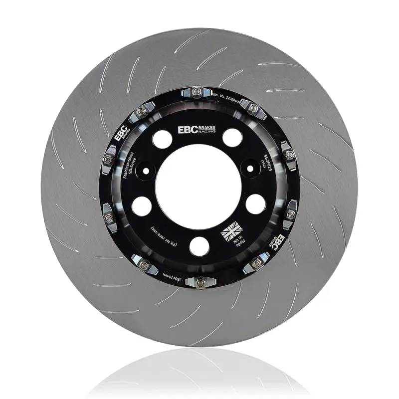 EBC Racing 08-11 Nissan GT-R R35 2 Piece SG Racing Rear Brake Rotors