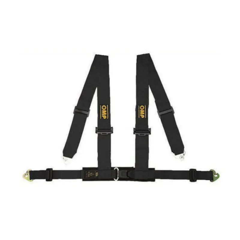 OMP 4 Point Harness Black Racing and Track Safety