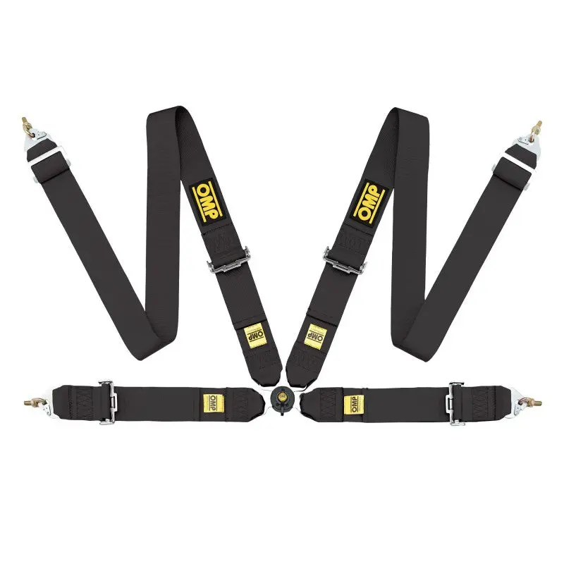 OMP Safety Harness First 3In 4 Points Black FIA 8854/98 Certified