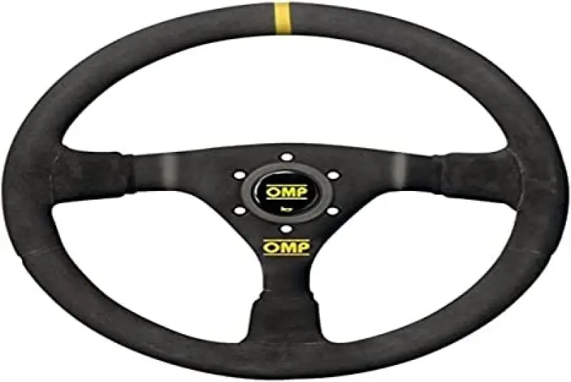OMP WRC Mid-Depth 350mm Dished Steering Wheel Small Suede Black