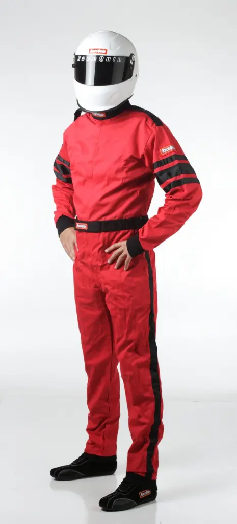 RaceQuip Red SFI-1 1-L Suit Large Racing Fire Suit