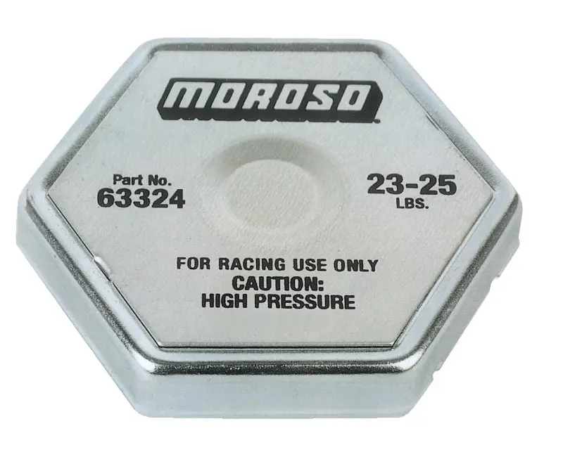 Moroso Racing Radiator Cap 23-25lbs High Pressure Performance Cap