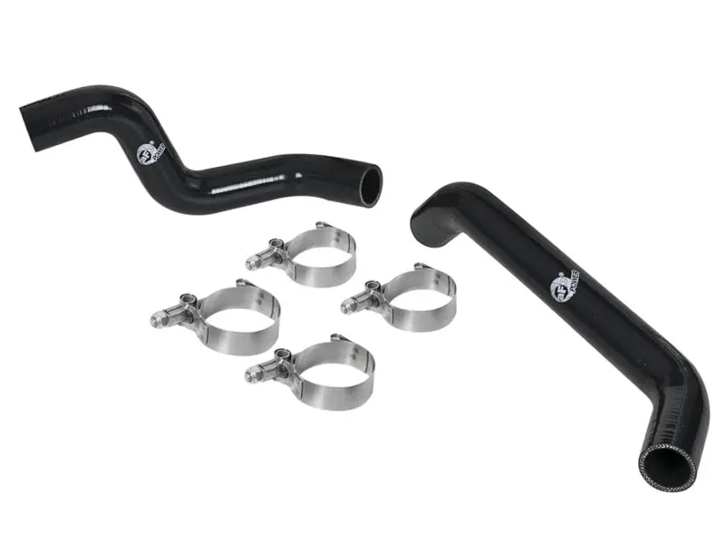 aFe BladeRunner Radiator Hose Kit Black Hoses 2007-2011 Jeep Wrangler JK V6 3.8L