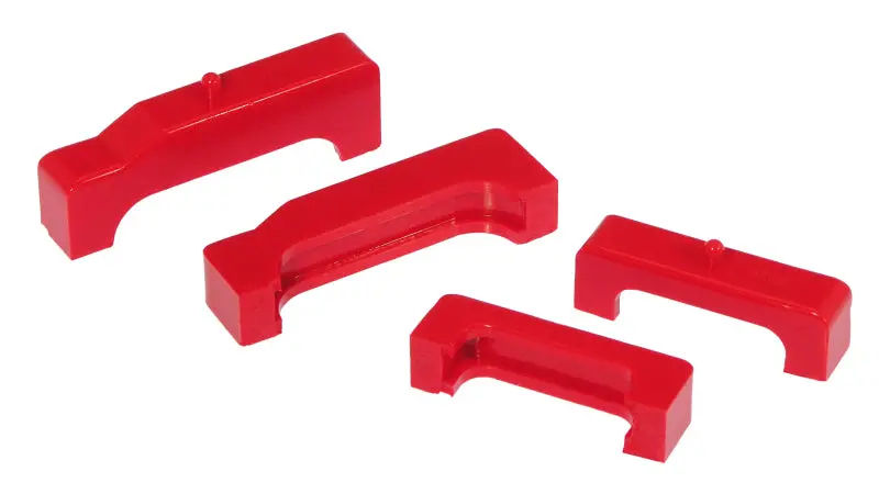 Prothane 88-98 Chevy Truck Small Block Radiator Insulators Red Vibration Dampening