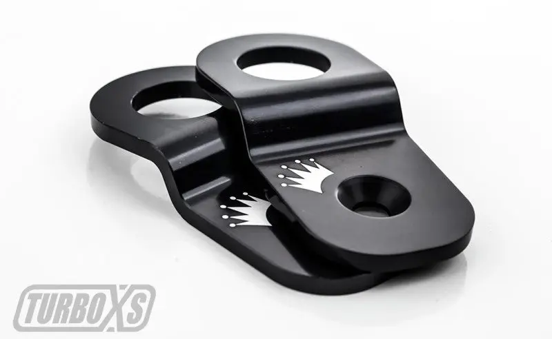 Turbo XS 15-16 Subaru WRX/STI Billet Aluminum Radiator Stay - Black - Engine Bay Upgrade