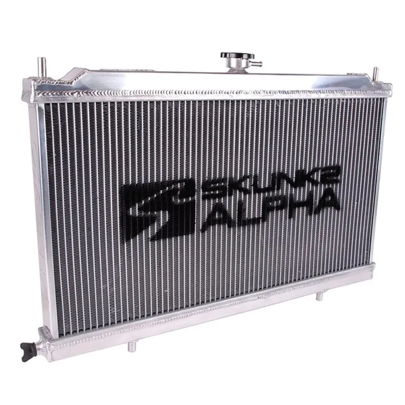 Skunk2 Alpha Series 88-91 Honda CRX Civic Full Size Dual Core Radiator Manual Transmission Skunk2 Racing
