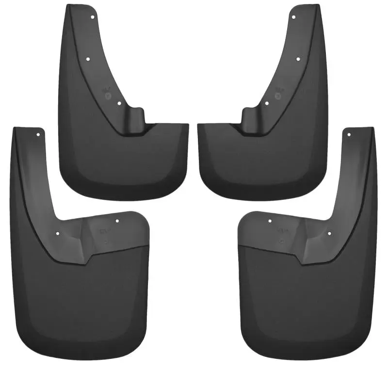 Husky Liners Front and Rear Mud Guards 09-17 Dodge Ram 1500 2500 OE Fender Flares Black