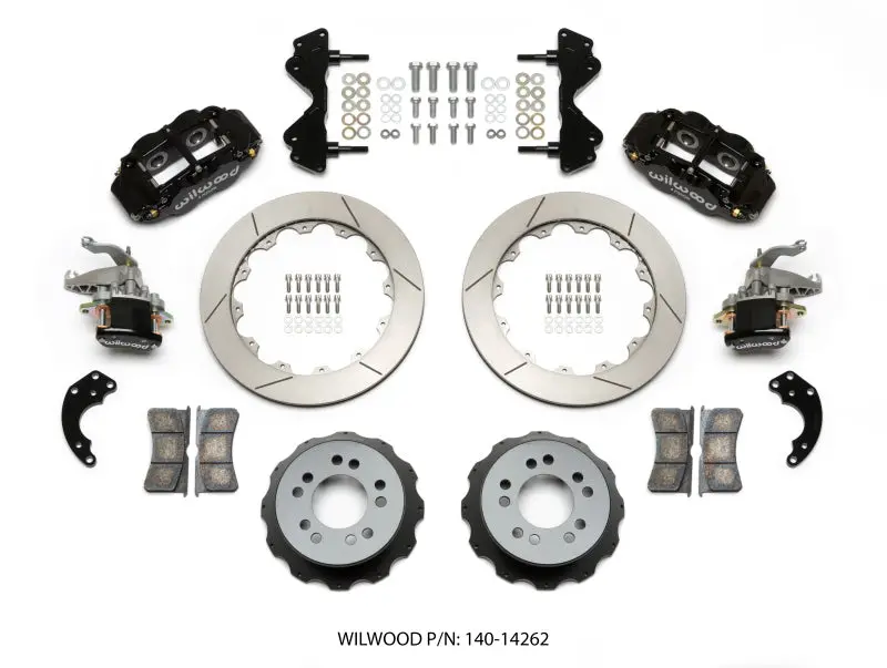 Wilwood Narrow Superlite 4R / MC4 Rear Kit 12.88 Currie Pro-Tour Unit Bearing Floater