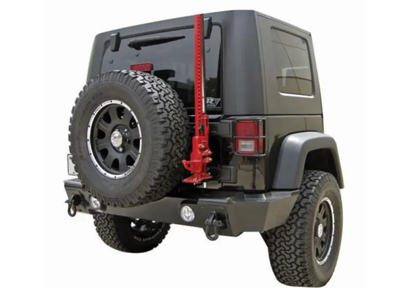 Rampage Black Rear Recovery Bumper 2007-2018 Jeep Wrangler JK