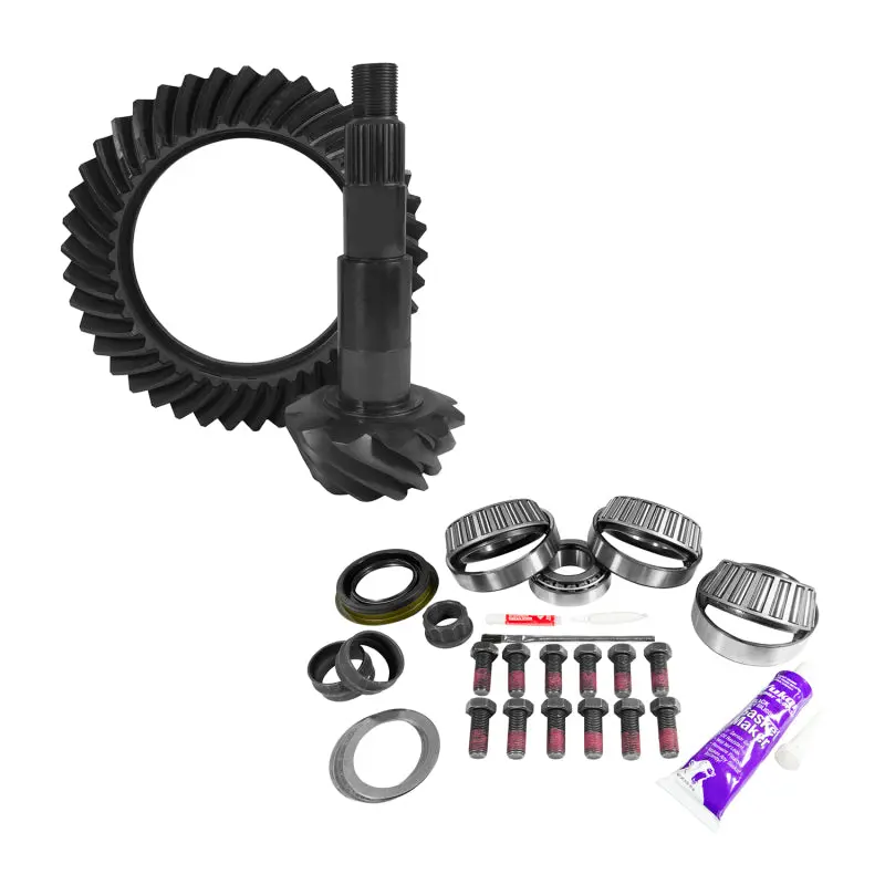 Yukon 11.5in AAM 3.73 Rear Ring & Pinion Install Kit 4.375in OD Pinion Bearing Yukon Gear & Axle