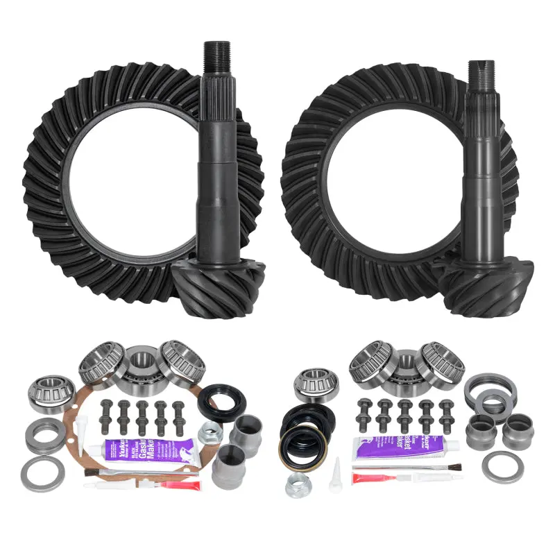 Yukon Ring & Pinion Gear Kit Front & Rear Toyota 8/8IFS Diff /T without E-Locker 4.30 Ratio Yukon Gear & Axle