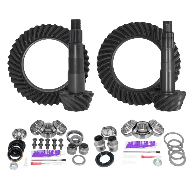 Yukon Ring & Pinion Gear Kit Front & Rear Toyota 8.4/8IFS Diff without Factory Locker 4.30 Ratio Yukon Gear & Axle