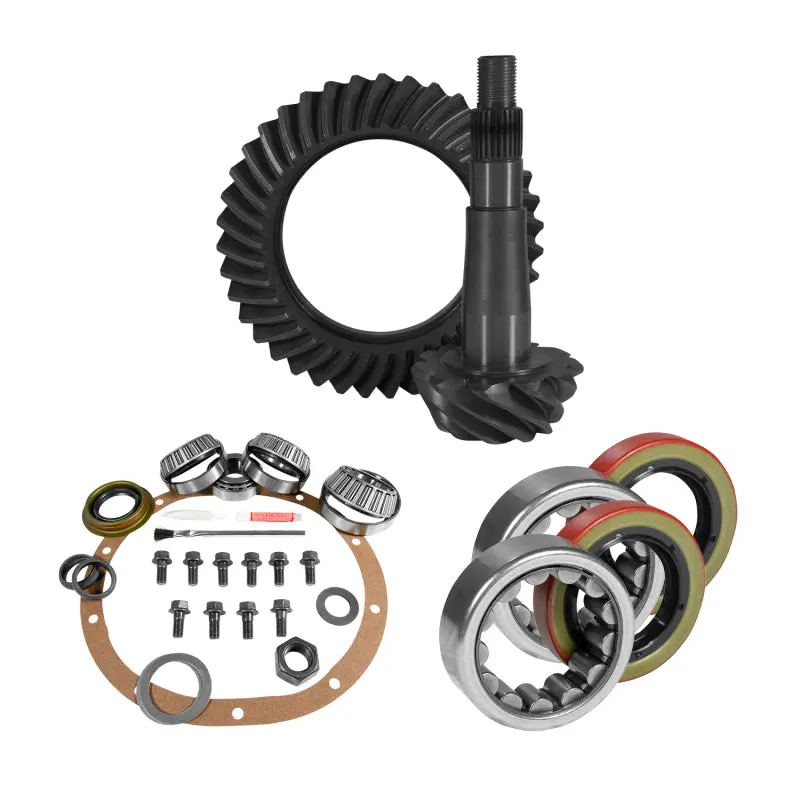 Yukon 8.25in CHY 3.07 Rear Ring & Pinion Install Kit 1.618in ID Axle Bearings and Seals Yukon Gear & Axle