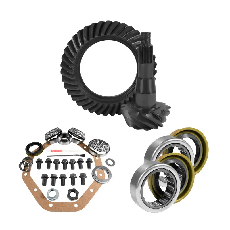 Yukon ZF 9.25in CHY 3.21 Rear Ring and Pinion Install Kit Axle Bearings and Seal Yukon Gear & Axle