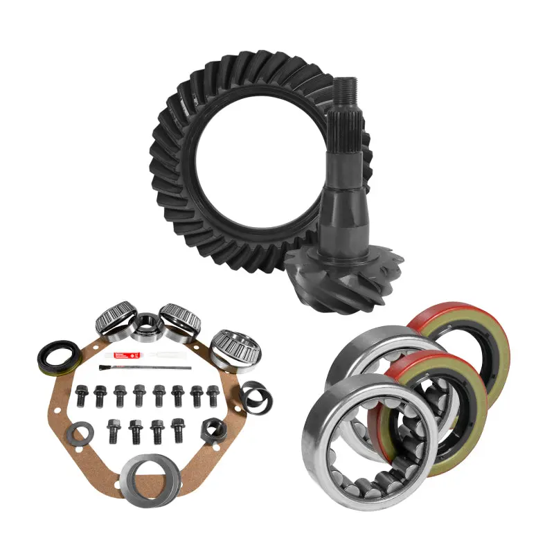 Yukon Gear 9.25in CHY Rear 3.21 Ratio Ring and Pinion Install Kit 1.62in ID Axle Bearings and Seal Yukon Gear & Axle