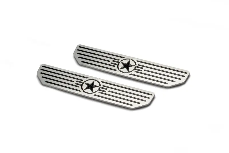 DV8 Offroad 2018-2019 Jeep Gladiator JL Front Sill Plates Rocker Guards