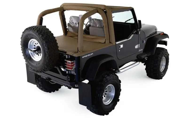 Rampage 1997-2002 Jeep Wrangler TJ Roll Bar Pad and Cover Kit Black Denim