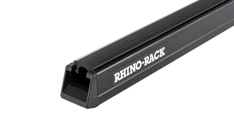 Rhino-Rack Heavy Duty Roof Bar 71in Single Black - Sturdy Load Carrier Vehicles