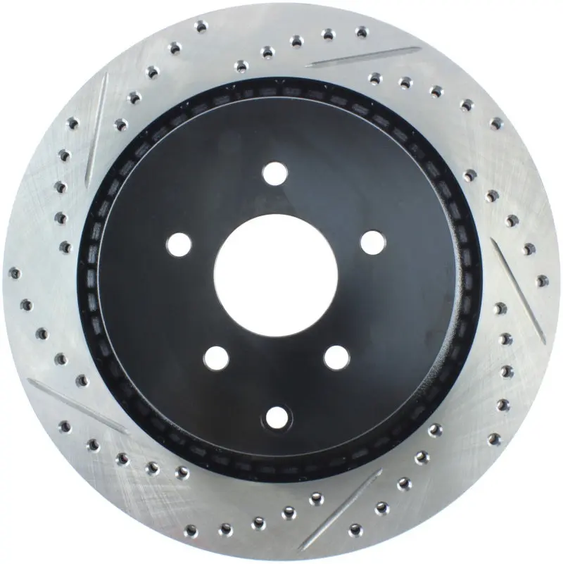 StopTech 2009 Infiniti FX50 SportStop Slotted Drilled Rear Right Brake Rotor