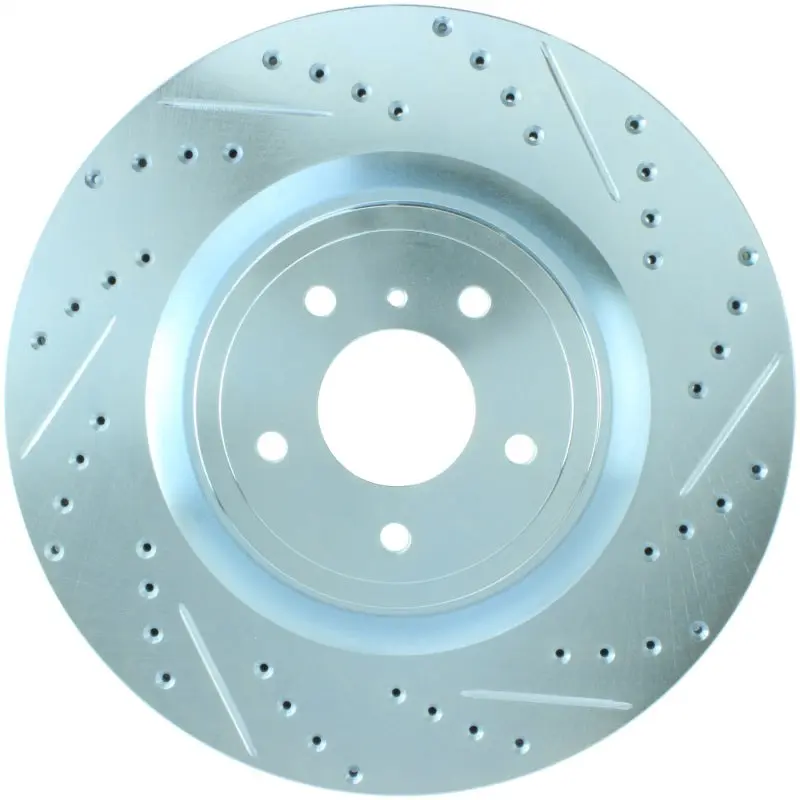 StopTech Select Sport Slotted and Drilled Front Left Rotor Nissan Vehicles