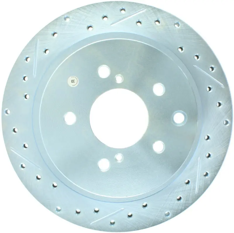 StopTech Select Sport Slotted and Drilled Right Rear Rotor 89-96 Nissan 300ZX
