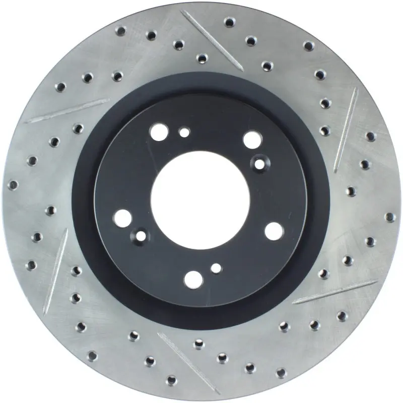 StopTech Slotted & Drilled Left Front Rotor 00-09 Honda S2000