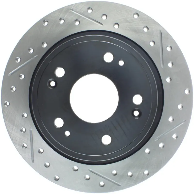 StopTech Slotted Drilled Rear Left Rotor 09-10 Acura TSX 08-10 Honda Accord Coupe Sedan