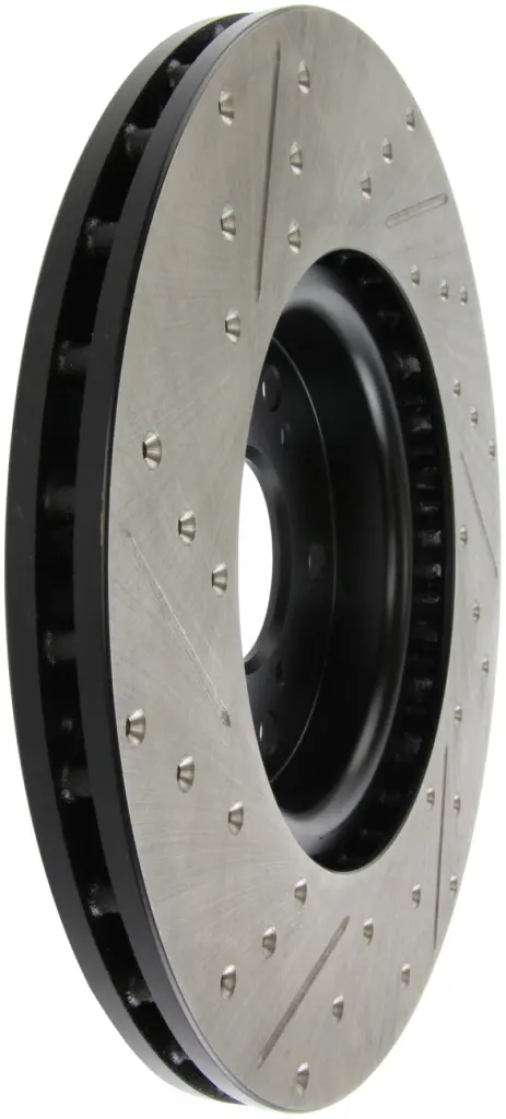 StopTech SportStop Slotted & Drilled Left Front Rotor 04-08 Acura TL Brembo Caliper