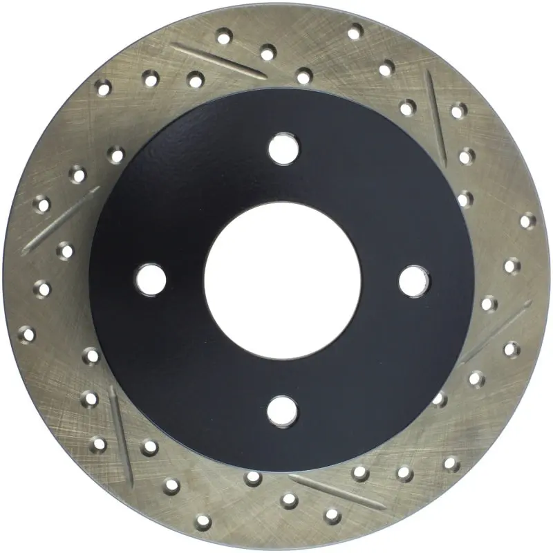 StopTech SportStop Slotted Drilled Left Rear Rotor Nissan 280ZX