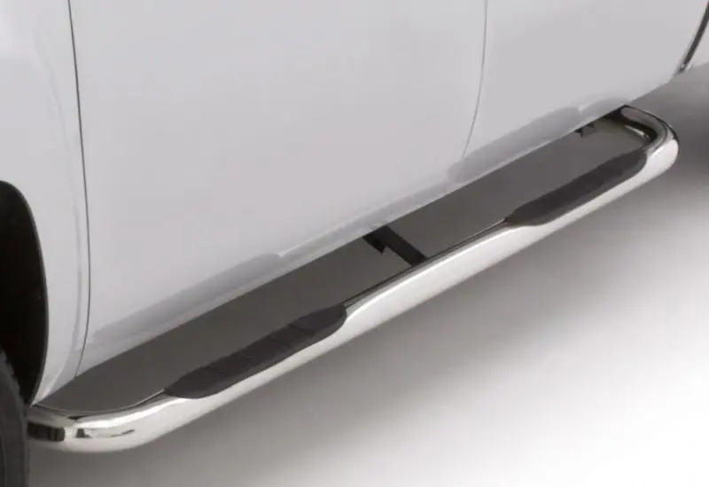 Lund 15-17 Chevy Colorado Crew Cab 3in Round Bent SS Nerf Bars Polished
