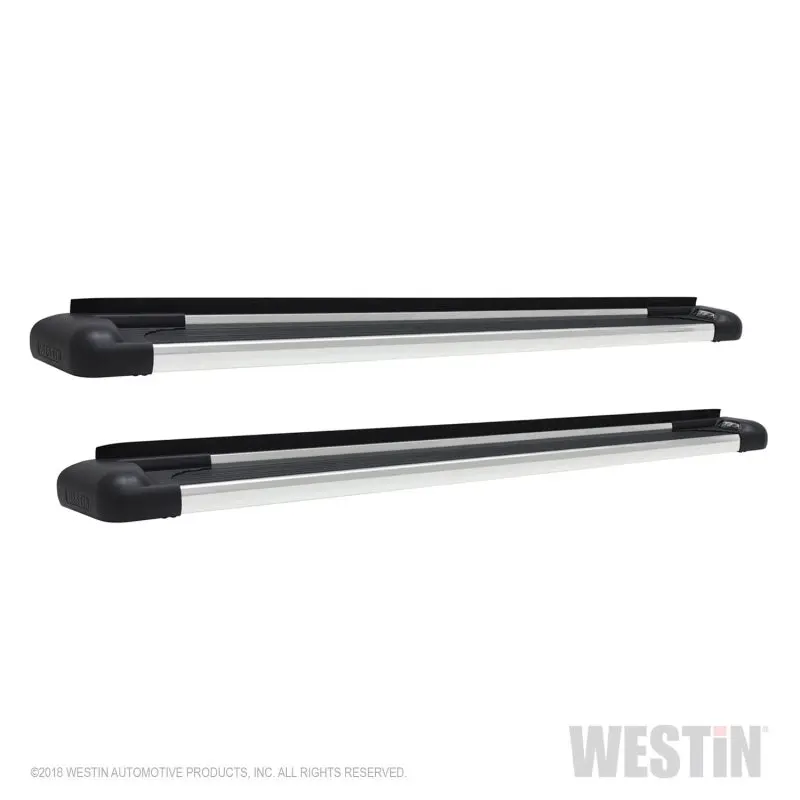 Westin SG6 Polished Aluminum Running Boards 74.25 - Universal Fit