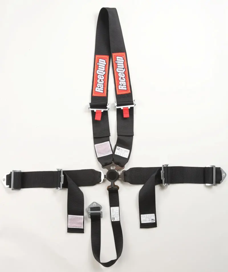 RaceQuip Black SFI CAMLOCK 5pt Dragster Seat Belt Car Use