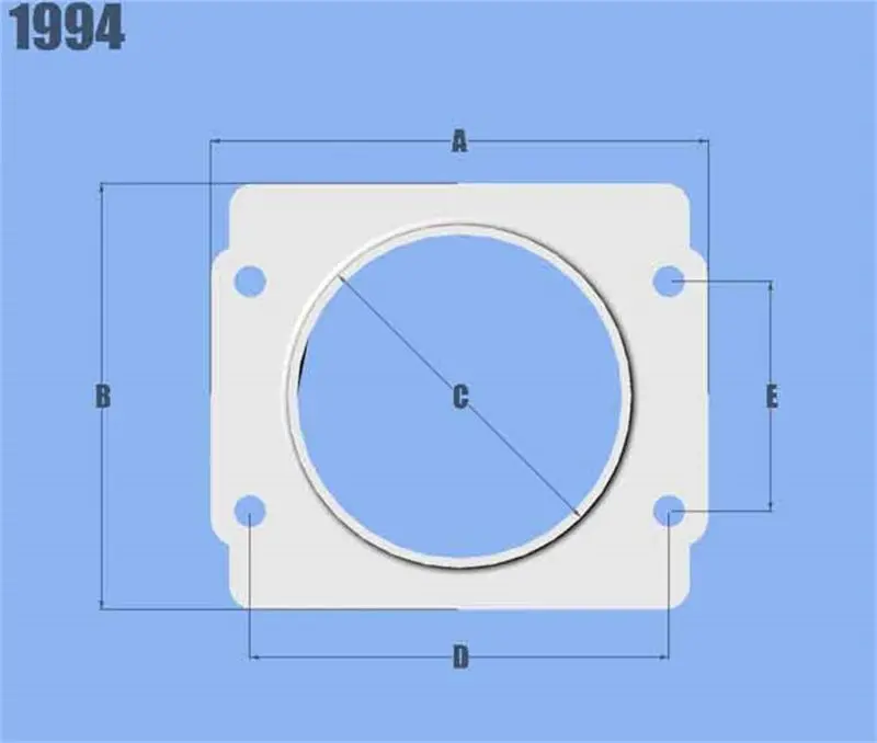 Vibrant MAF Sensor Adapter Plate Subaru 3in Inlet ID Filters