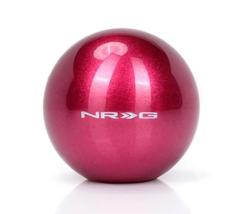 NRG Fuchsia Sparkle Painted Titanium Heavy Weight Round Shift Knob
