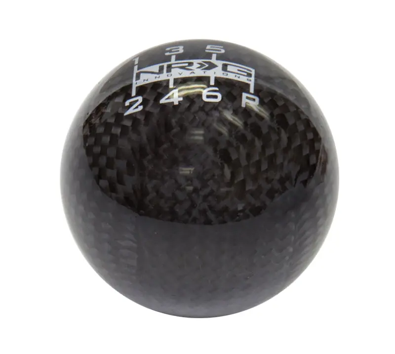 NRG Heavy Weight 480g Ball Style Shift Knob Black Carbon Fiber Honda Models