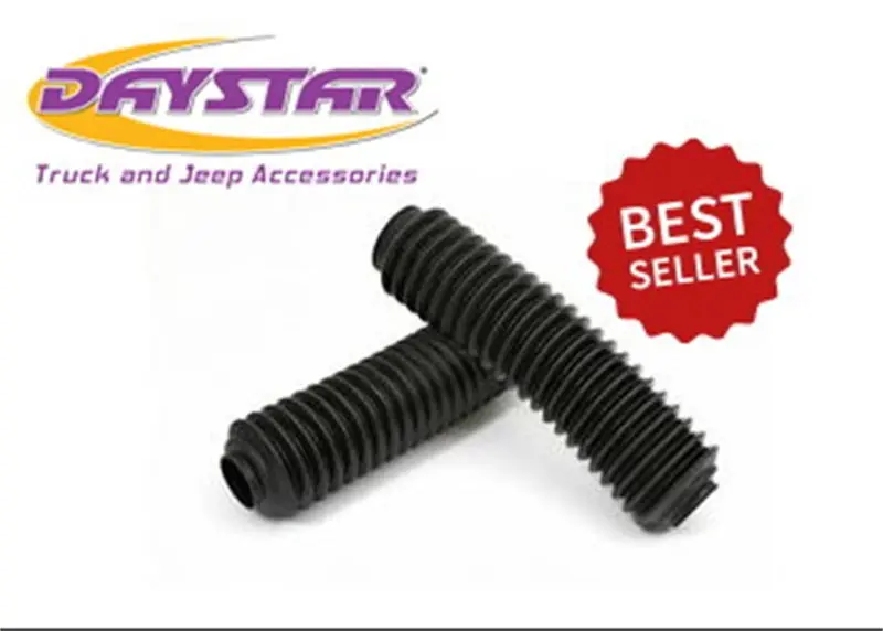 Daystar Shock Boots and Zip Ties Bagged Black Pair Universal Fit