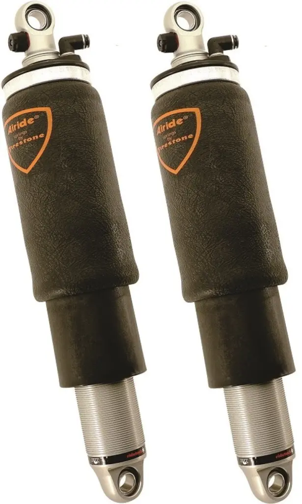 Ridetech HQ Series Rear ShockWaves 5in Travel 4in Diameter Rolling Sleeve Air Suspension