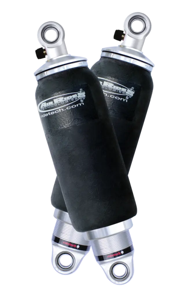 Ridetech HQ Series Rear ShockWaves 5in Travel 5in Diameter Rolling Sleeve Air Suspension