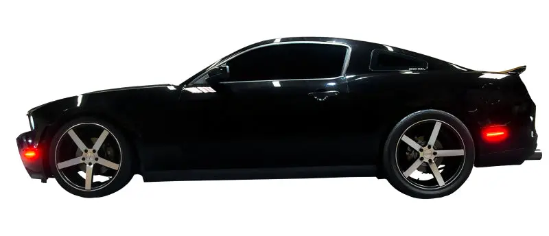 Oracle 10-14 Ford Mustang Tinted Sidemarker Set Competition Orange ORACLE Lighting