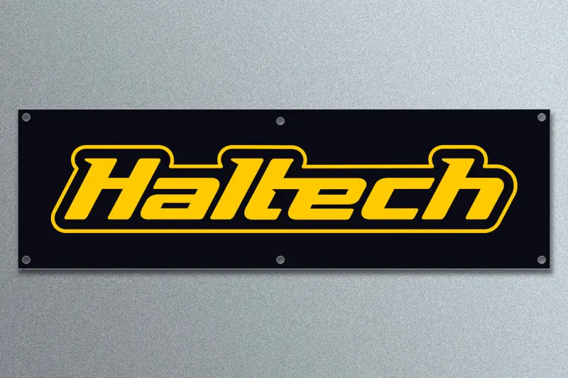 Haltech Indoor Banner 2.0m 6.5 ft Promotional Display Automotive Shops