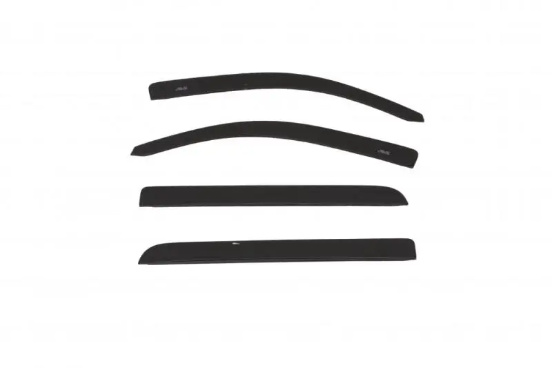 AVS 15-18 Chevy Silverado 1500 Crew Cab Black Color Match Ventvisors 4pc