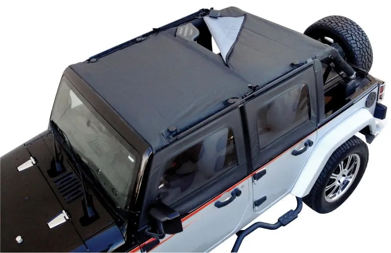 Rampage 2007-2018 Jeep Wrangler JK Combo Sun Brief Safari Top Black Diamond