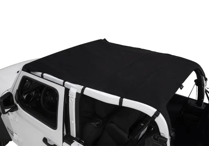 Rampage 2018-2019 Jeep Wrangler JL Unlimited Sport 4-Door California Extended Brief OE Style Soft Top Black