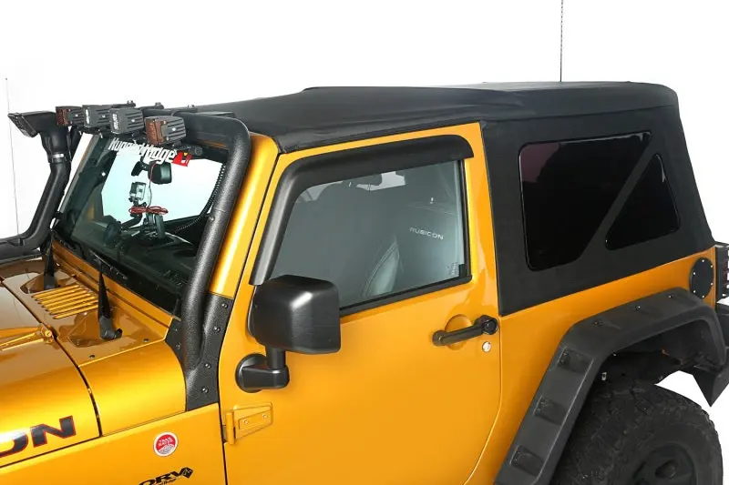 Rugged Ridge Sailcloth Soft Top Black Diamond 10-18 Jeep Wrangler JK 2-Door