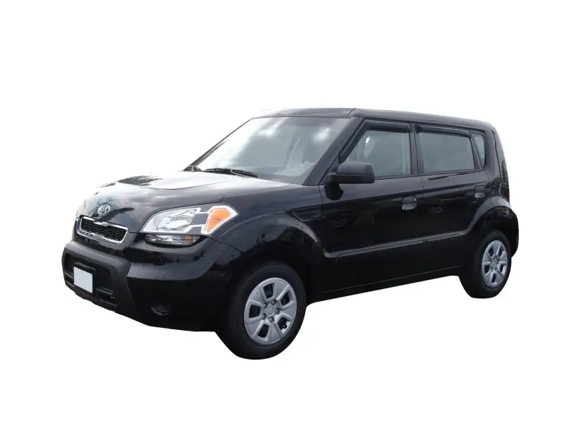 AVS Smoke Ventvisor Outside Mount Window Deflectors 4pc 09-13 Kia Soul