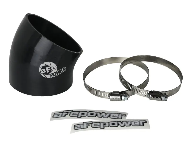 aFe Magnum FORCE Air Intake System Spare Parts Kit 3.5in ID x 30 Degree Silicone Elbow Coupler Black