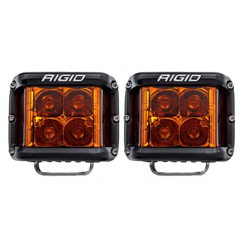 Rigid Industries D-SS Spot Amber PRO Lens Pair Fog and Dust Conditions
